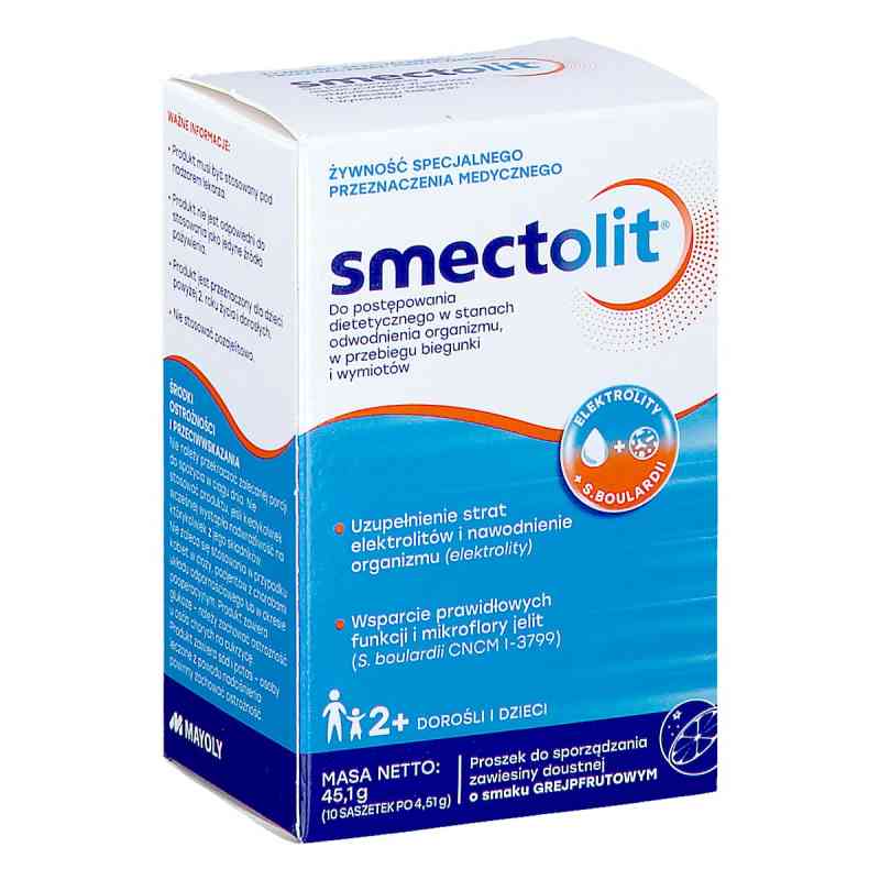 Smectolit saszetki 10  od GOFARM SP. Z O.O. S.K. PZN 08306520