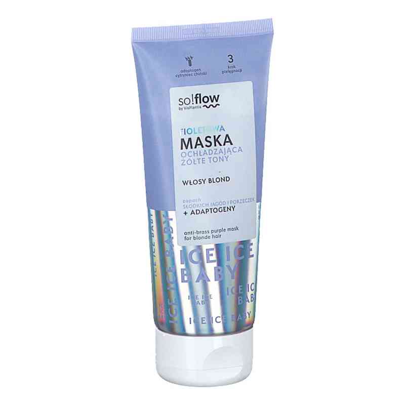 So!flow By Vis Plantis Fioletowa Maska ochładzająca żółte tony w 200 ml od ELFA PHARM SP. Z O.O. PZN 08305058