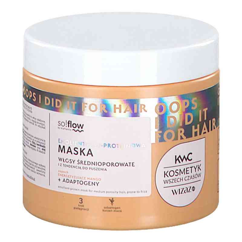 So!flow By Vis Plantis Maska do wł. proteinowo-emolientowa średn 400 ml od ELFA PHARM SP. Z O.O. PZN 08305032
