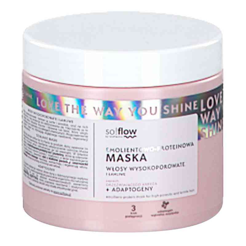 So!flow By Vis Plantis Maska do włosów emolientowo-proteinowa wy 400 ml od ELFA PHARM SP. Z O.O. PZN 08305049