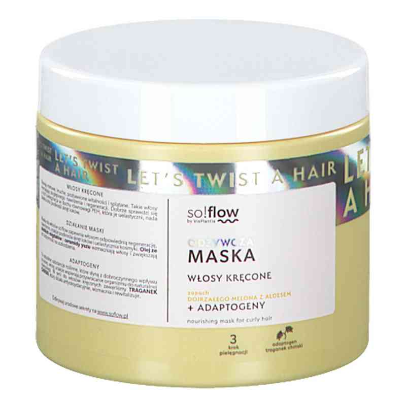 So!flow By Vis Plantis Maska odżywcza włosy kręcone 400 ml od ELFA PHARM POLSKA SP. Z O.O. SP.K. PZN 08305034