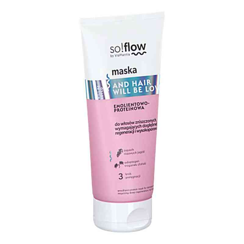 So!flow By Vis Plantis Maska proteinowo-emolientowa włosy zniszc 200 ml od ELFA PHARM POLSKA SP. Z O.O. SP.K. PZN 08305053