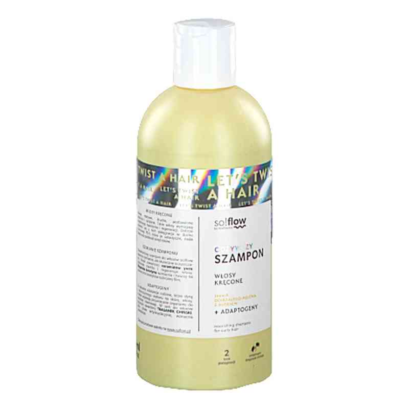 So!flow By Vis Plantis Szampon odżywczy włosy kręcone 400 ml od ELFA PHARM POLSKA SP. Z O.O. SP.K. PZN 08305037