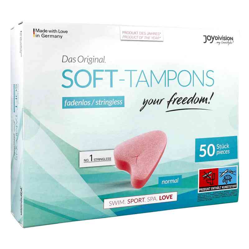 Soft Tampons normal tampony z gąbki 50 szt. od Dr.Dagmar Lohmann pharma + medical GmbH PZN 09750257