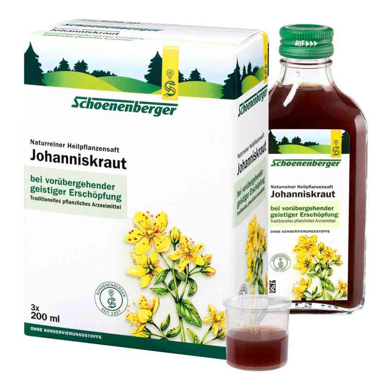 Sok z dziurawca zwyczajnego Schoenenberger  3X200 ml od SALUS Pharma GmbH PZN 00699879