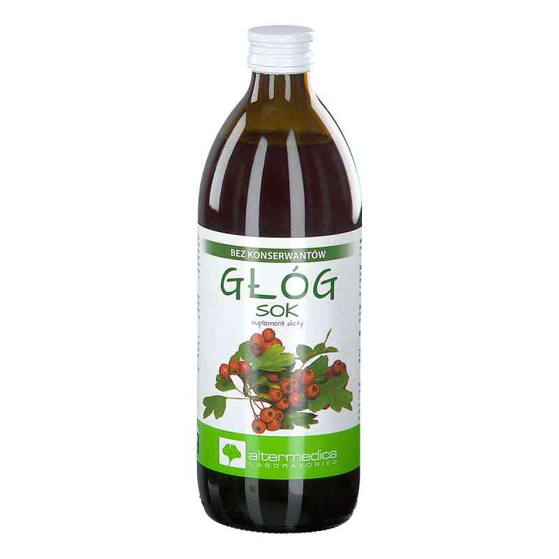 Sok z głogu Altermedica 500 ml od ALTER MEDICA JAN SZUPINA PZN 08305289
