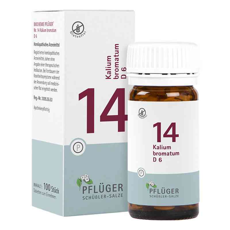 Sole Schüsslera Biochemie Pflüger 14 Kalium bromatum D6, 6 tabl. 100 szt. od Homöopathisches Laboratorium Alexander Pflüger Gmb PZN 06321366
