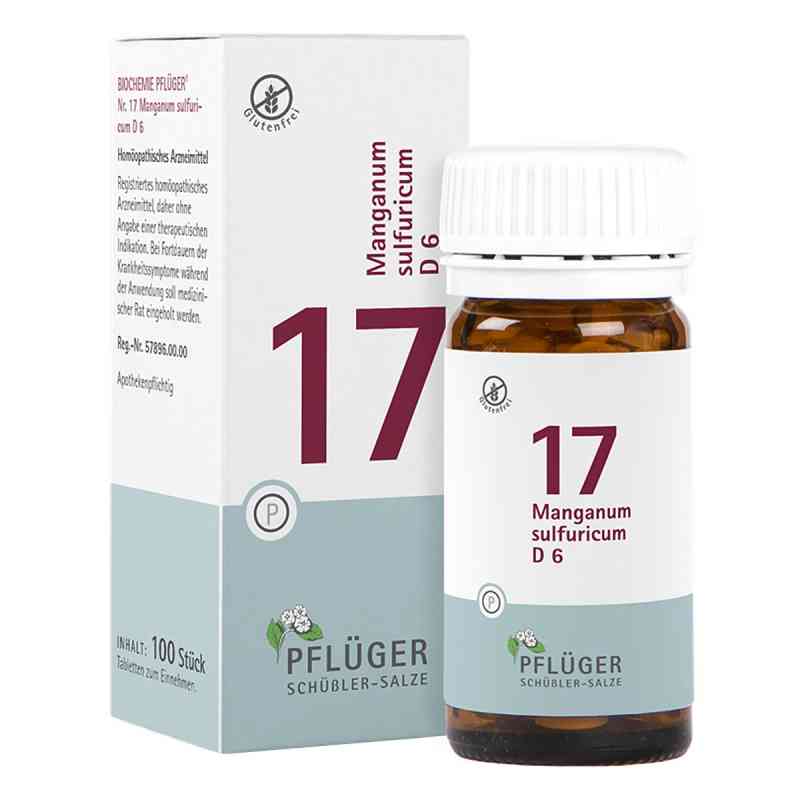 Sole Schüsslera Biochemie Pflüger 17 Manganum sulfuricum D6, tab 100 szt. od Homöopathisches Laboratorium Alexander Pflüger Gmb PZN 06322331