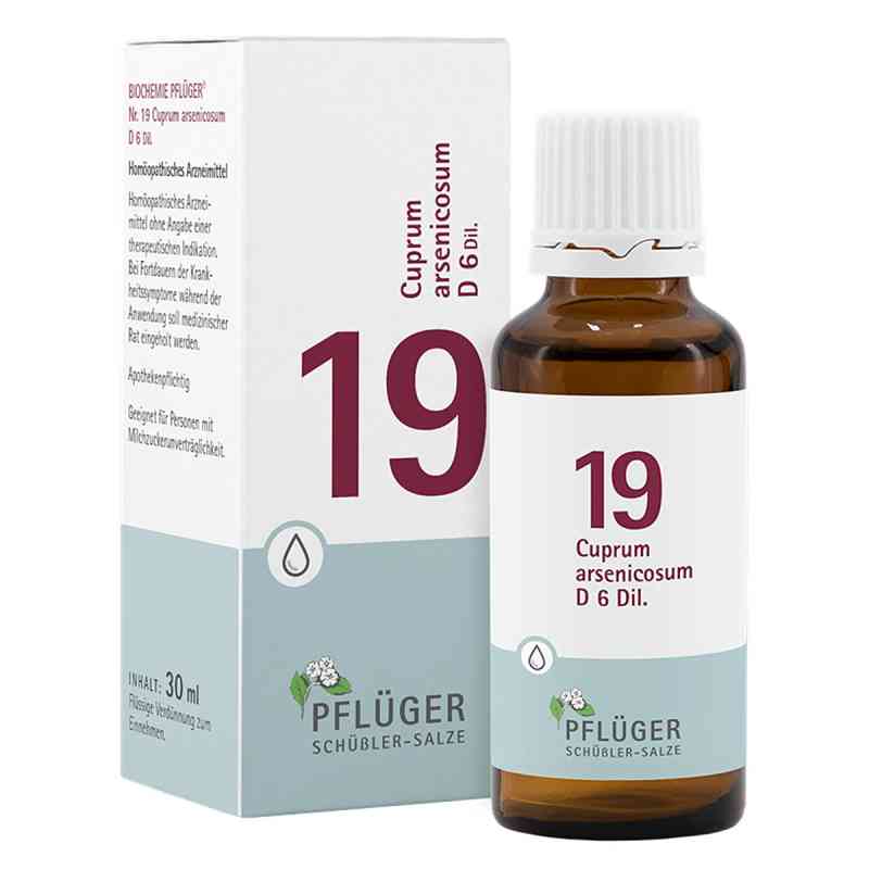 Sole Schüsslera Biochemie Pflüger 19 Cuprum arsenic. D6 krople 30 ml od Homöopathisches Laboratorium Alexander Pflüger Gmb PZN 09298627