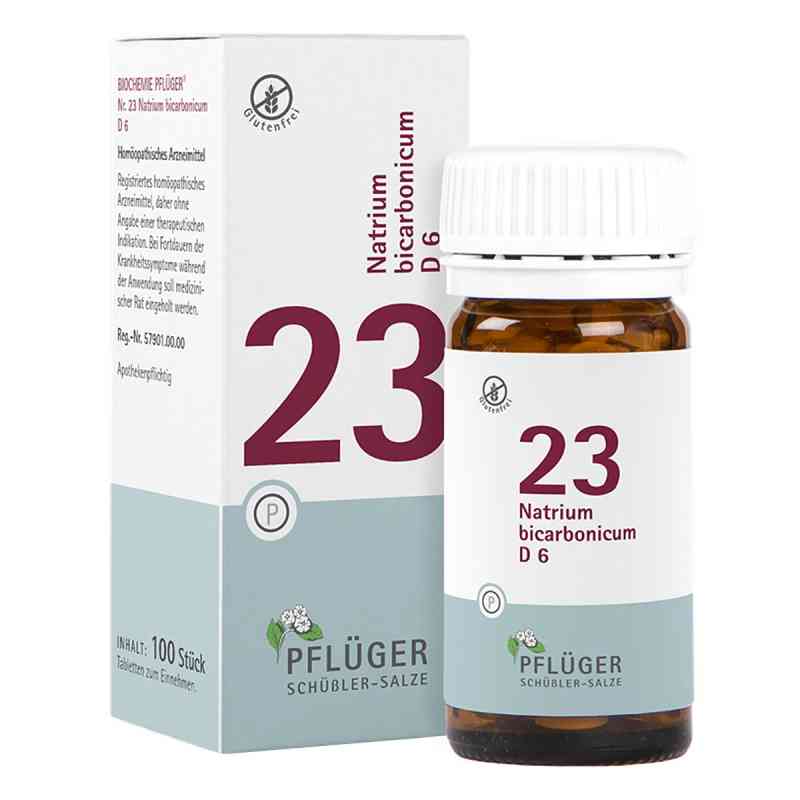 Sole Schüsslera Biochemie Pflüger 23 Natrium bicarbonicum D6, 6  100 szt. od Homöopathisches Laboratorium Alexander Pflüger Gmb PZN 06322845
