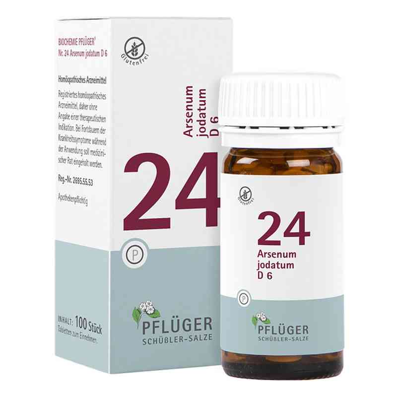 Sole Schüsslera Biochemie Pflüger nr 24 Arsenum jodatum D6, tabl 100 szt. od Homöopathisches Laboratorium Alexander Pflüger Gmb PZN 06323081