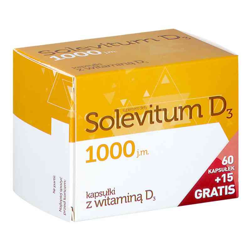 Solevitum D3 1000 kapsułki 75  od AFLOFARM FARMACJA POLSKA SP. Z O.O. PZN 08302140
