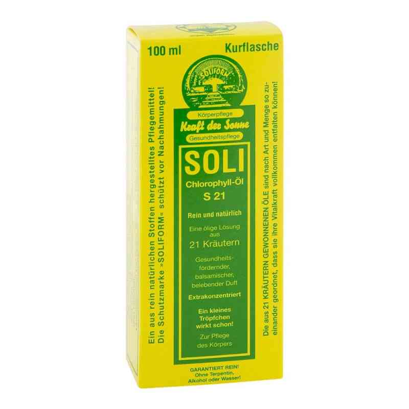 Soli-chlorophyll-oel S 21 olejek 100 ml od SOLIFORM Erich Reinecke GmbH PZN 02003681