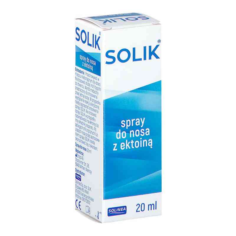 SOLIK spray do nosa z ektoiną 20 ml od BITOP AG PZN 08302964