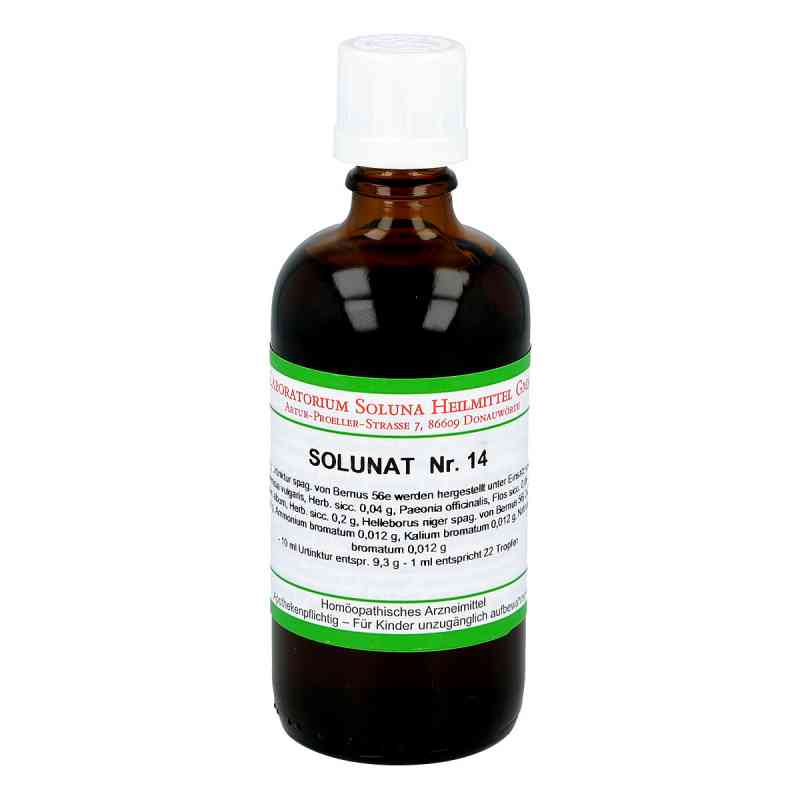 Solunat Nr.14 Tropfen 100 ml od Laboratorium Soluna Heilmittel GmbH PZN 02941020