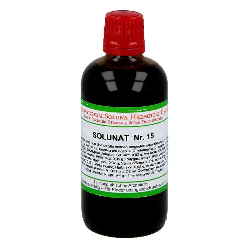 Solunat Nr.15 krople 100 ml od Laboratorium Soluna Heilmittel GmbH PZN 02941296