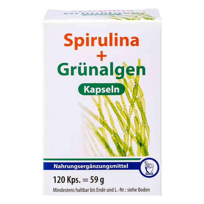 Spirulina + zielone algi kapsułki 120 szt. od Pharma Peter GmbH PZN 04012508