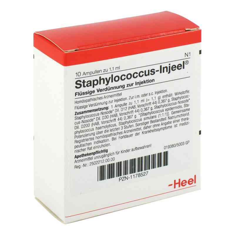 Staphylococcus Nosoden Injeele ampułki 10 szt. od Biologische Heilmittel Heel GmbH PZN 01178527
