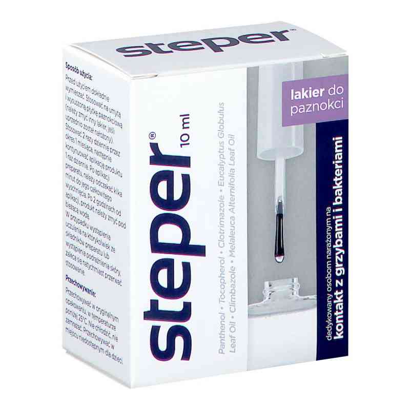 Steper lakier do paznokci 10 ml od AFLOFARM FARMACJA POLSKA SP. Z O.O. PZN 08301831