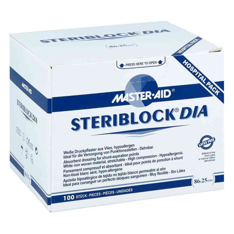 Steriblock 86x25mm Master Aid plastry 100 szt. od Trusetal Verbandstoffwerk GmbH PZN 00249024