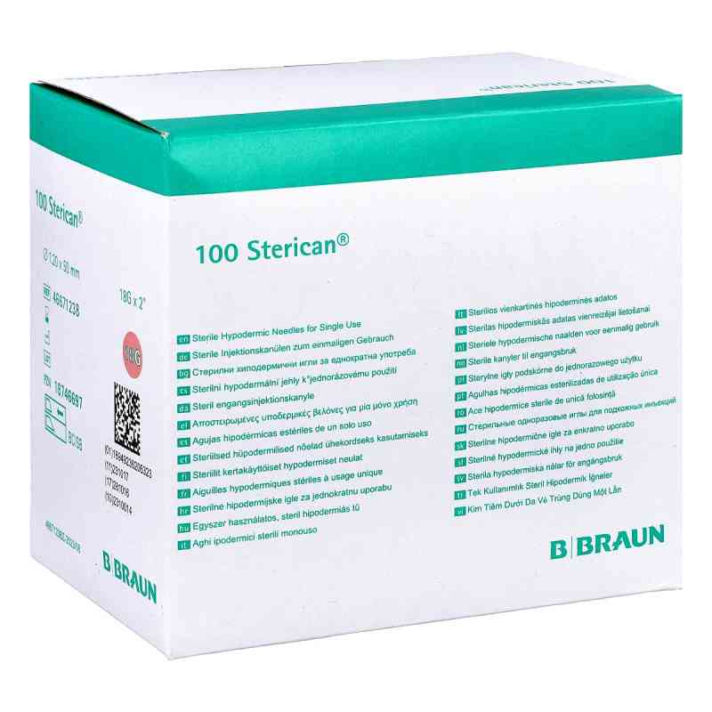 Sterican Einmalkanüle 18 G 50 Mm 100 szt. od B. Braun Melsungen AG PZN 18746697