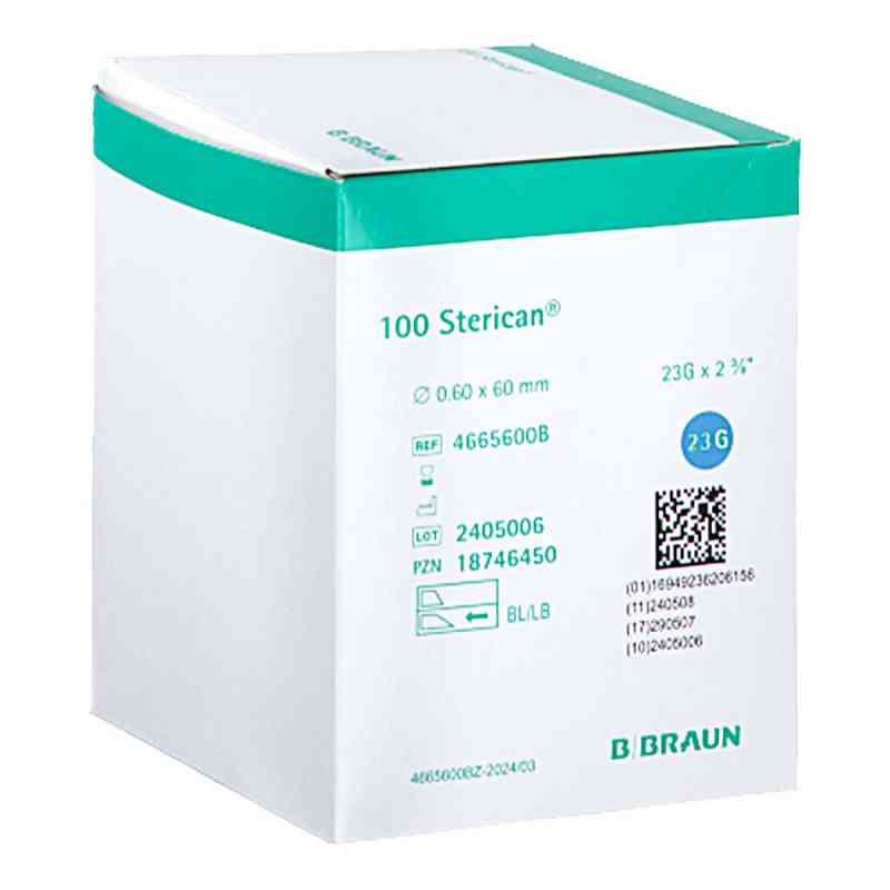 Sterican Einmalkanüle 23 G 60 Mm 100 szt. od B. Braun Melsungen AG PZN 18746450