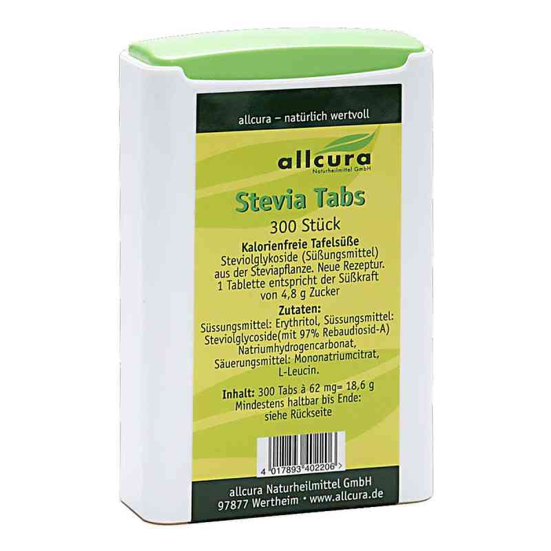 Stevia słodzik w tabletkach 300 szt. od allcura Naturheilmittel GmbH PZN 07796025