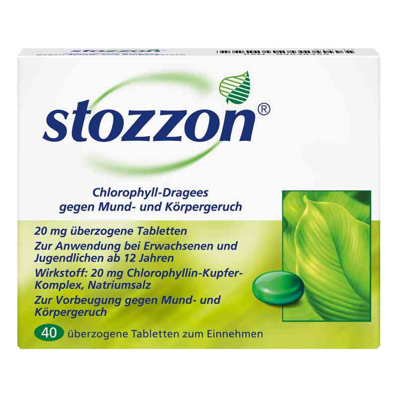 Stozzon chlorofil tabletki powlekane 40 szt. od Queisser Pharma GmbH & Co. KG PZN 03538355
