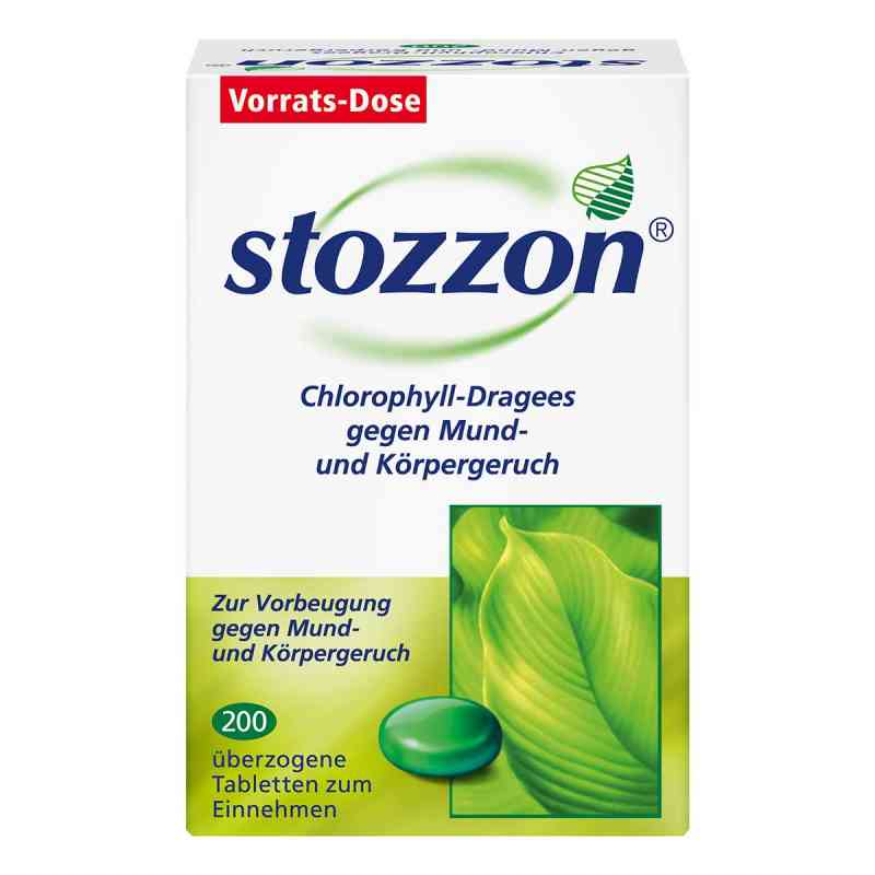 Stozzon chlorofil w drażetkach duże opakowanie 200 szt. od Queisser Pharma GmbH & Co. KG PZN 00977427