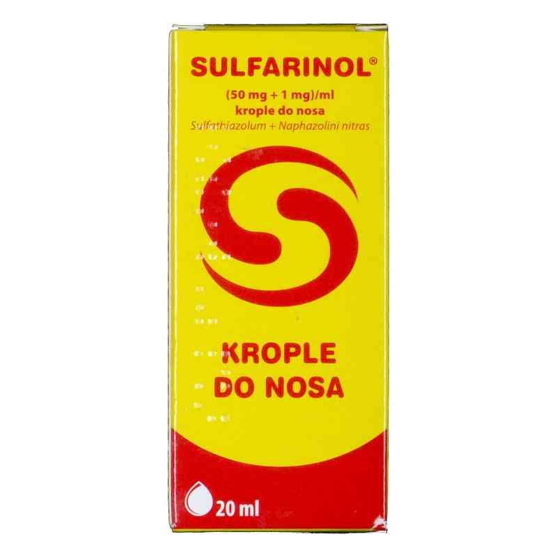 Sulfarinol krople do nosa 20 ml od FARMACEUTYCZNO-CHEMICZNA SPÓŁDZIELNIA PRACY 