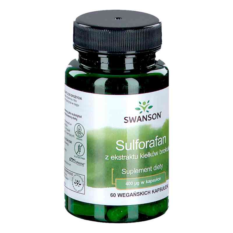 Sulforafan Swanson z ekstraktu kiełków brokuła kapsułki 60  od SWANSON HEALTH PRODUCTS PZN 08306112