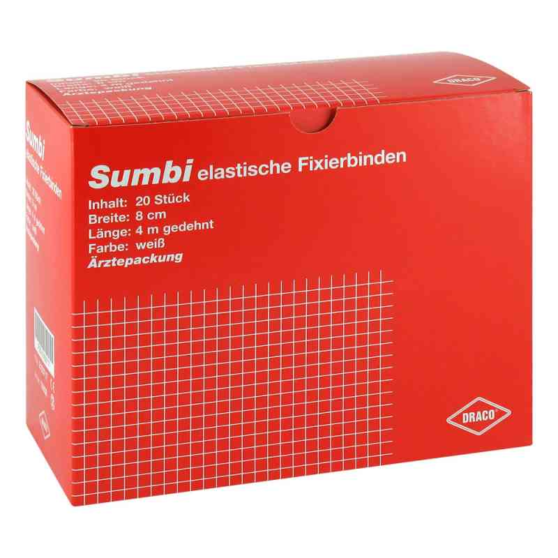 Sumbi Fixierbinde weiss 4 m x 8 cm 20 szt. od Dr. Ausbüttel GmbH & Co. KG PZN 02163717