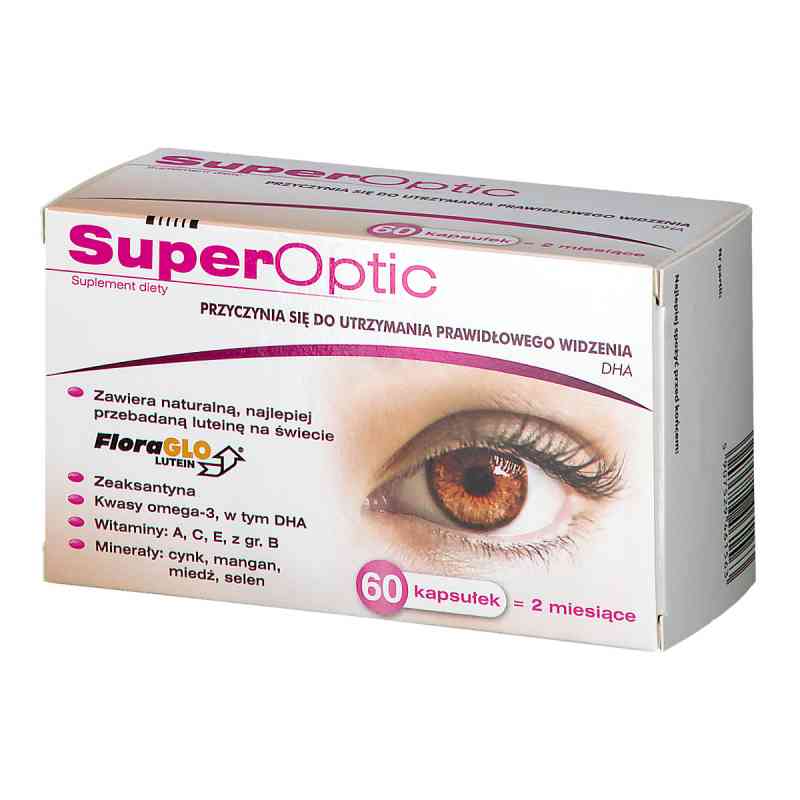 SuperOptic kapsułki 60  od ZAKŁADY FARMACEUTY. POLPHARMA S.A. ODDZIAŁ MEDANA  PZN 08300399