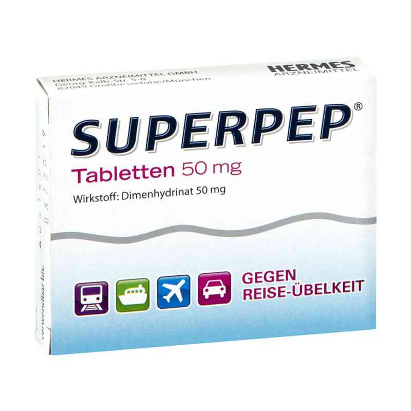 Superpep Reise Tabl. 50 mg 10 szt. od HERMES Arzneimittel GmbH PZN 07662425