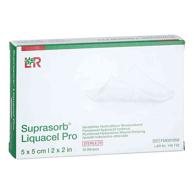 Suprasorb Liquacel Pro 5x5 Cm Kompressen 10 szt. od Lohmann & Rauscher GmbH & Co.KG PZN 18772625