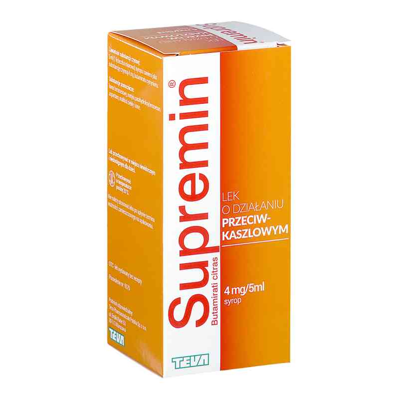 Supremin syrop 1  od PLIVA KRAKÓW Z.F. S.A. PZN 08301279