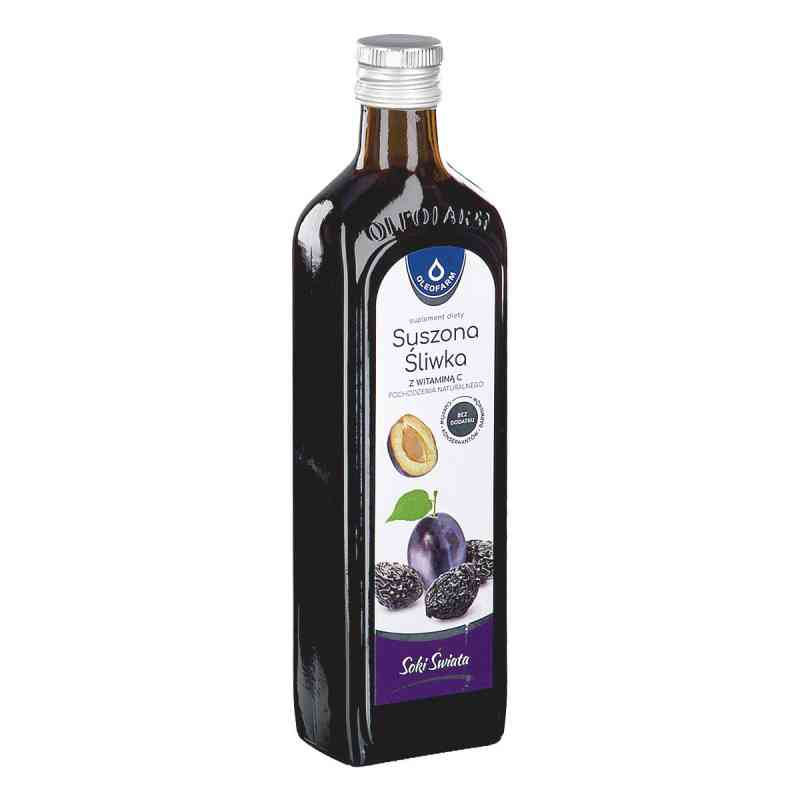Suszona Śliwka Z Witaminą C Pochodzenia Naturalnego sok 490 ml od OLEOFARM SP. Z O.O. PZN 08306161