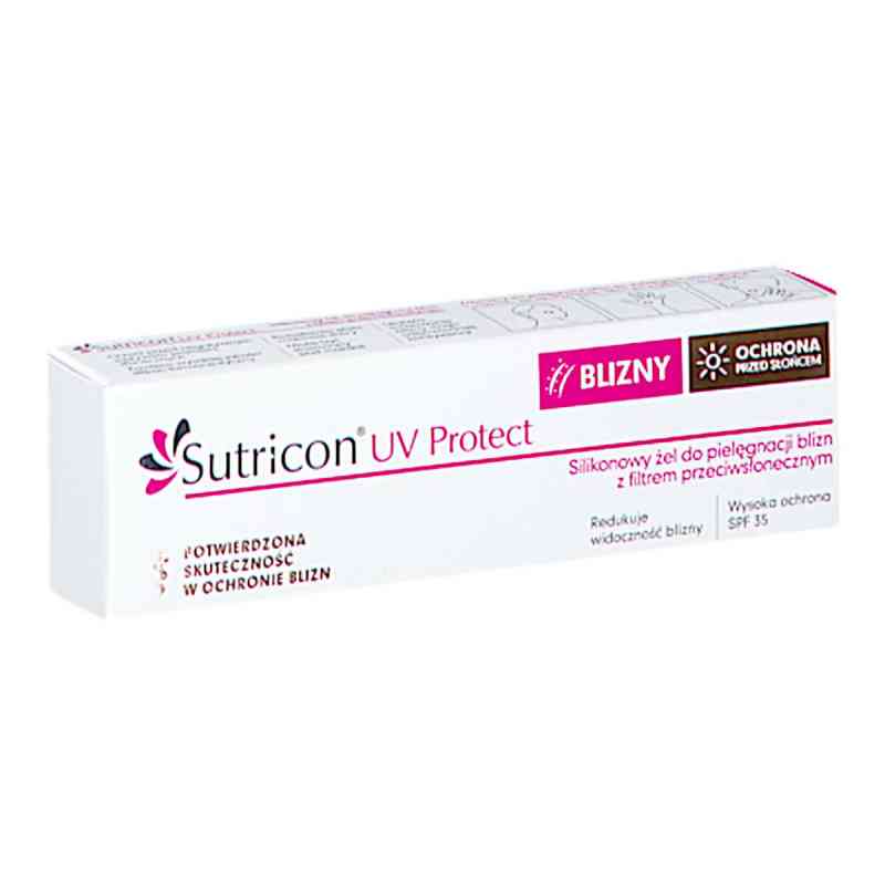 Sutricon UV Protect SPF 35 silikonowy żel do pielęgnacji blizn 15 ml od VERCO PZN 08303594