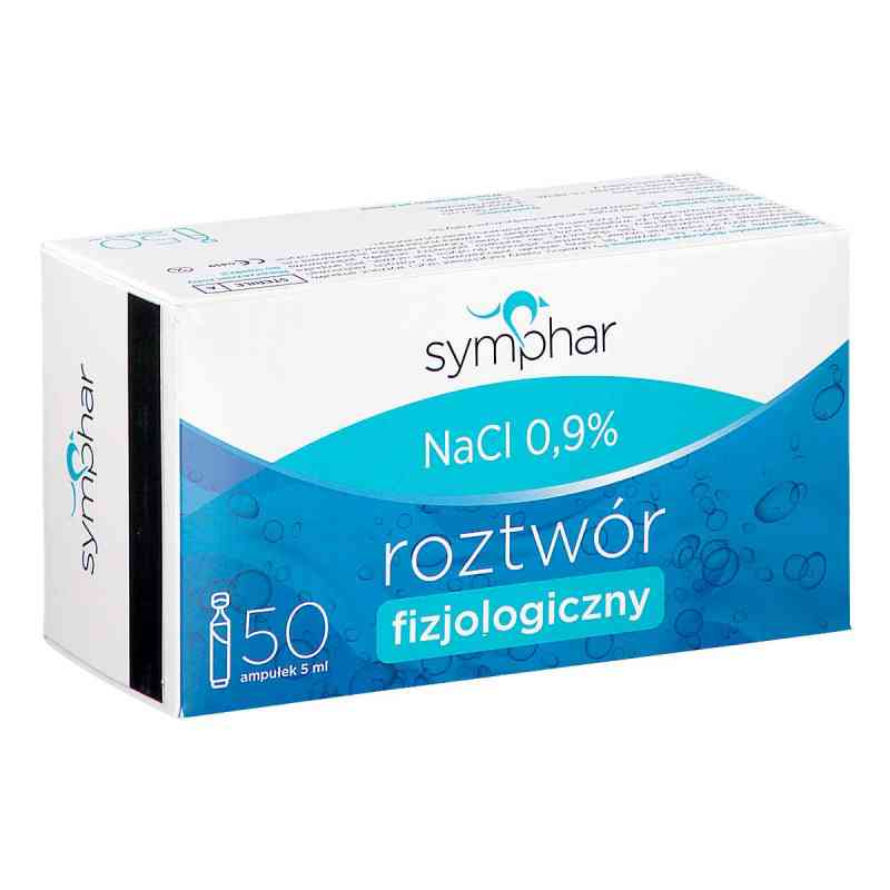 Symphar NaCl 0,9% ampułki 50  od LABORATOIRE UNITHER PZN 08305501