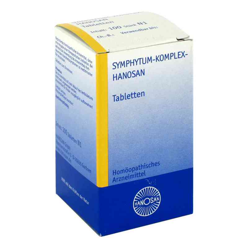 Symphytum Komplex Hanosan Tabl. 100 szt. od HANOSAN GmbH PZN 04430967