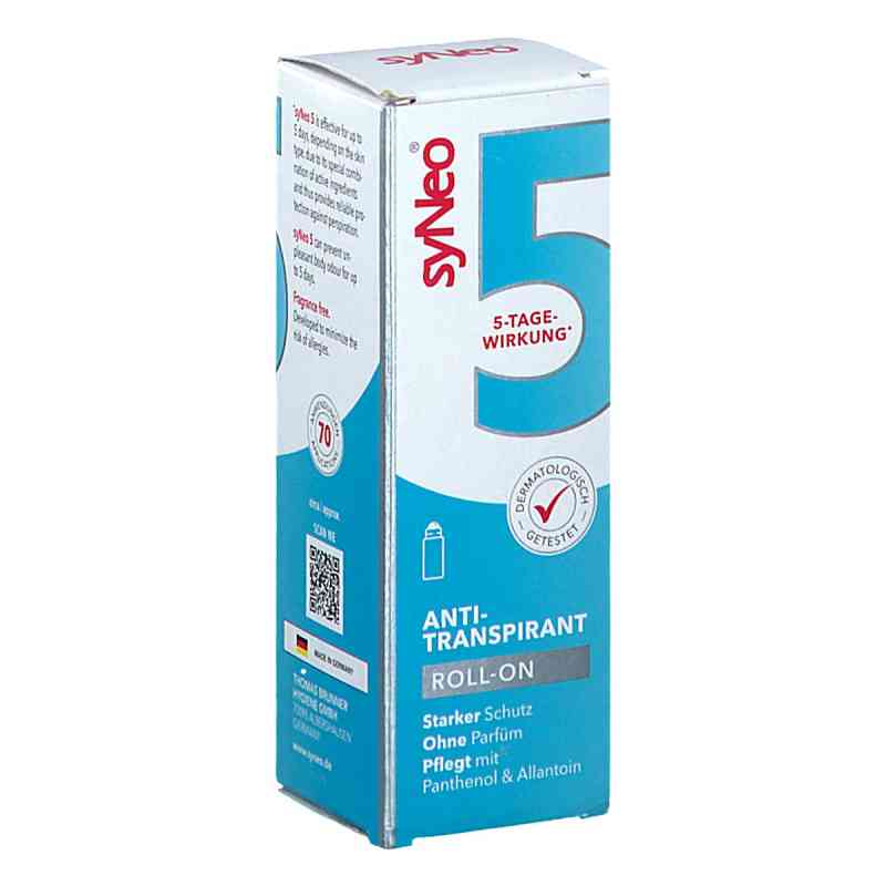 syNeo 5 Deo Roll on Antyperspirant przeciw nadmiernej potliwości 50 ml od Drschka Trading PZN 01284643