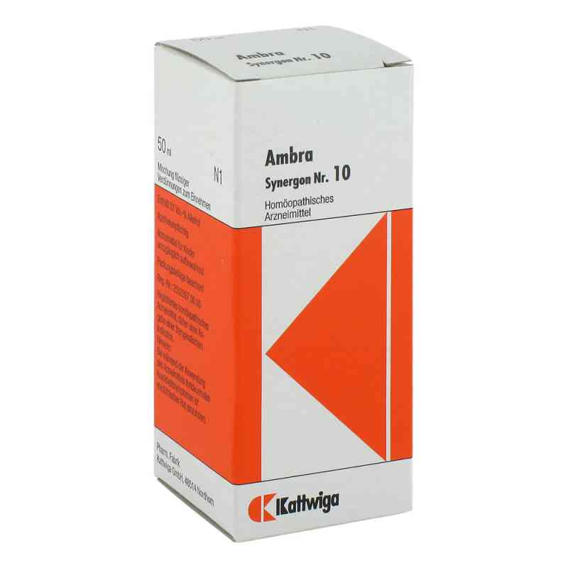 Synergon 10 Ambra Tropfen 50 ml od Kattwiga Arzneimittel GmbH PZN 01855063