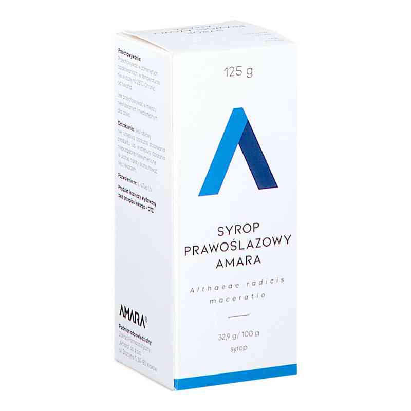 Syrop Prawoślazowy Amara  125 g od ZAKŁAD FARMACEUTYCZNY AMARA SP. Z O.O. PZN 08301589