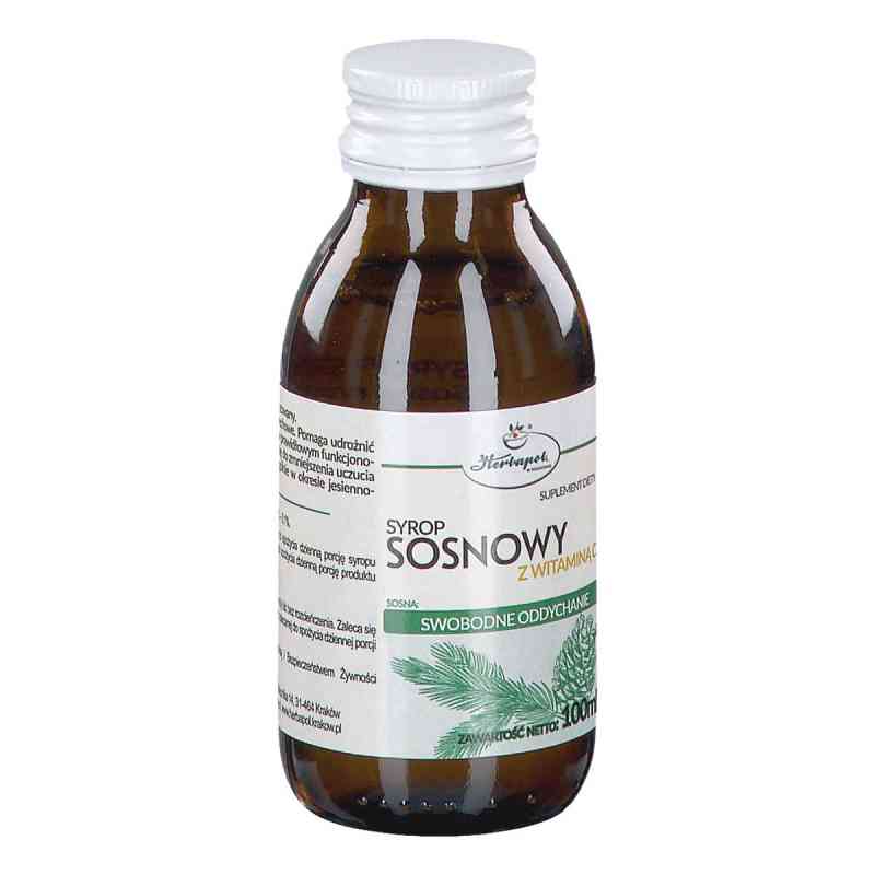 Syrop Sosnowy z witaminą C 100 ml od KRAKOWSKIE ZAKŁADY ZIELARSKIE 