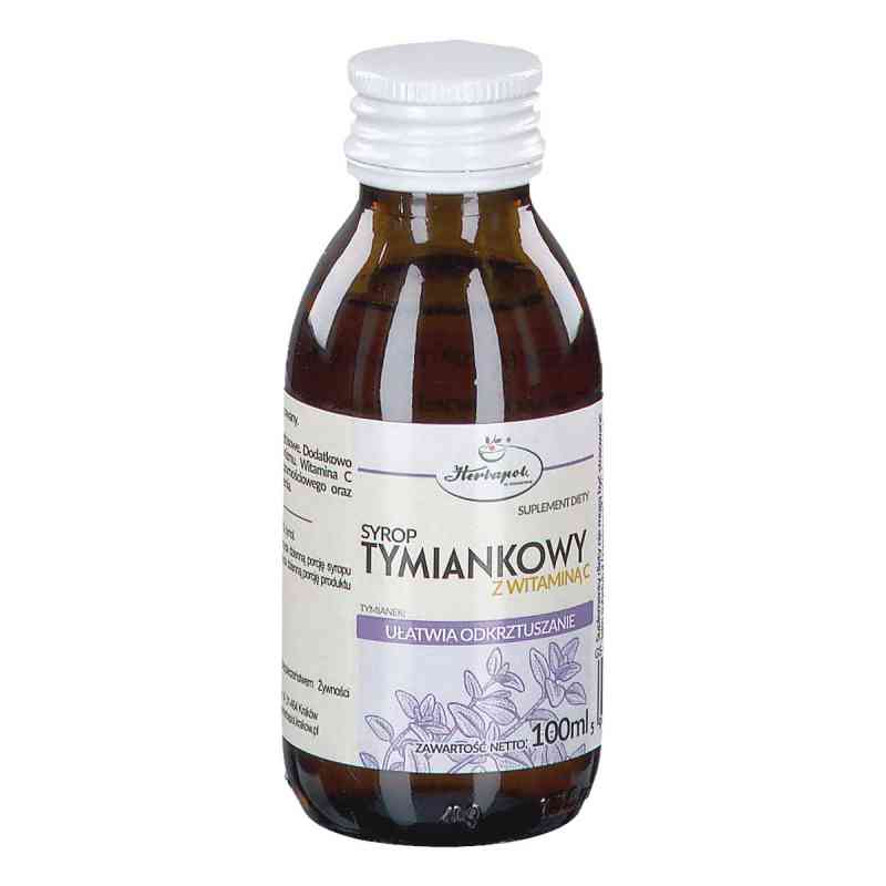 Syrop Tymiankowy z witaminą C 100 ml od KRAKOWSKIE ZAKŁADY ZIELARSKIE 