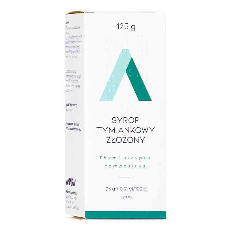 Syrop Tymiankowy Złożony 125 g od ZAKŁAD FARMACEUTYCZNY AMARA SP. Z O.O. PZN 08305391