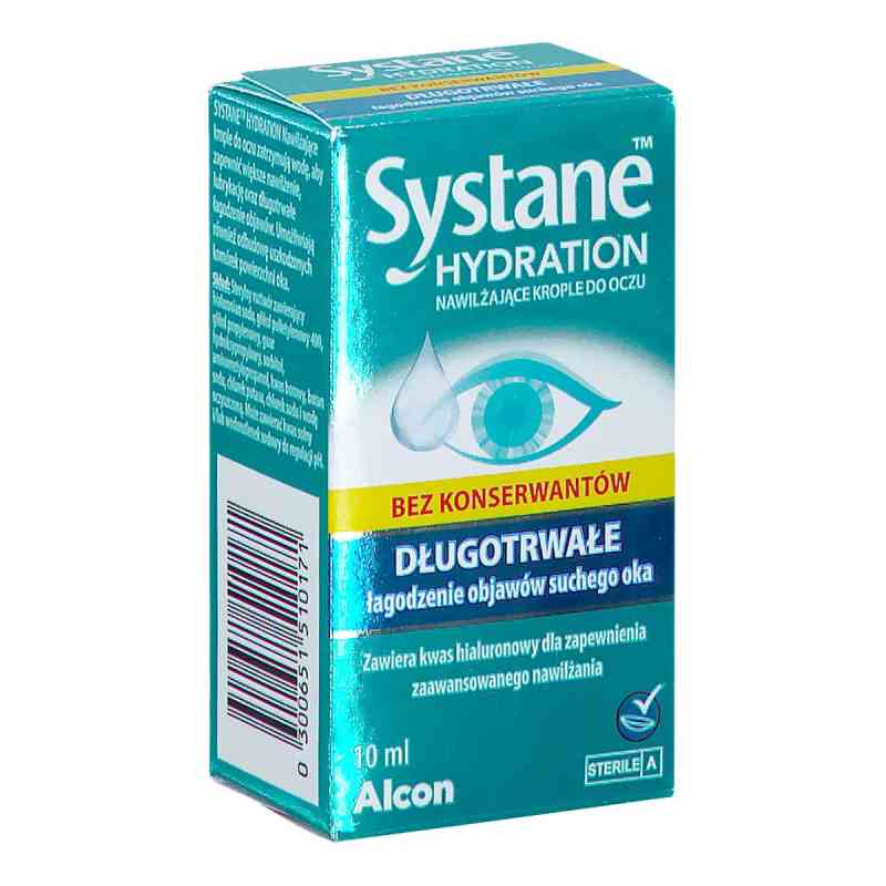 Systane Hydration bez konserwantów krople do oczu 10 ml od  PZN 08304430