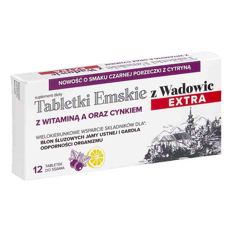 Tabletki Emskie Z Wadowic Extra o smaku czarnej porzeczki z cytr 12  od POLSKI LEK  PZN 08305407