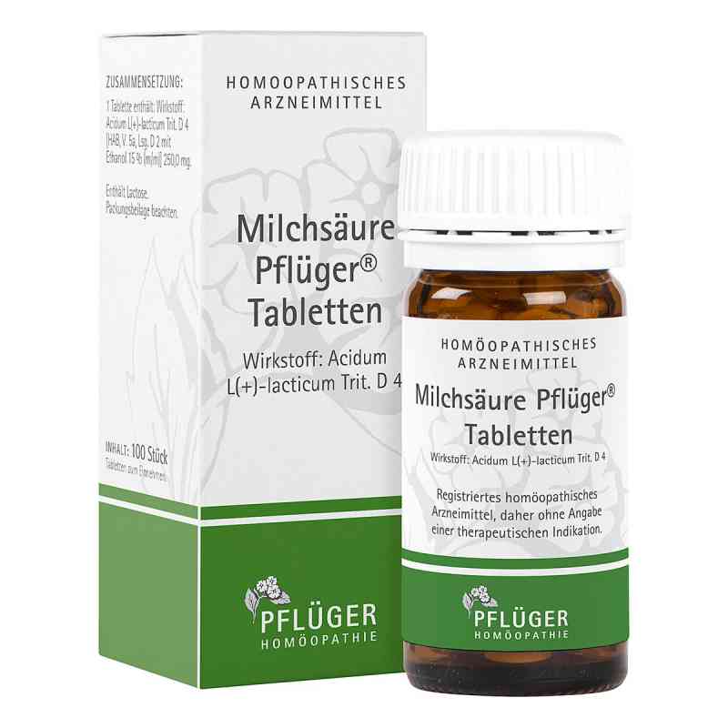 Tabletki kwasu mlekowego Pflüger 100 szt. od Homöopathisches Laboratorium Alexander Pflüger Gmb PZN 01222381