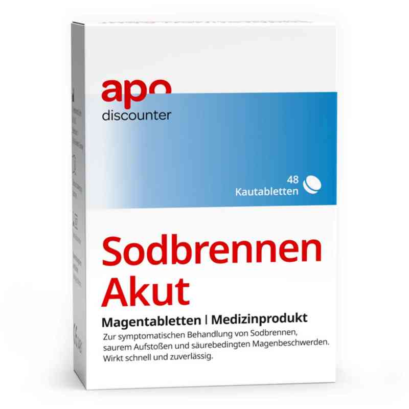 Tabletki na zgagę Sodbrennen Akut Magentabletten von apodiscount 48 szt. od C. Hedenkamp GmbH & Co. KG PZN 18833077